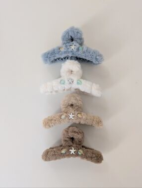 Starfish Hair Claw Clip Set Of 4